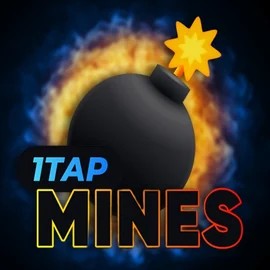 Enjoy 1Tap Mines by Turbo Games – logo hosted on cloverscasino.co.uk