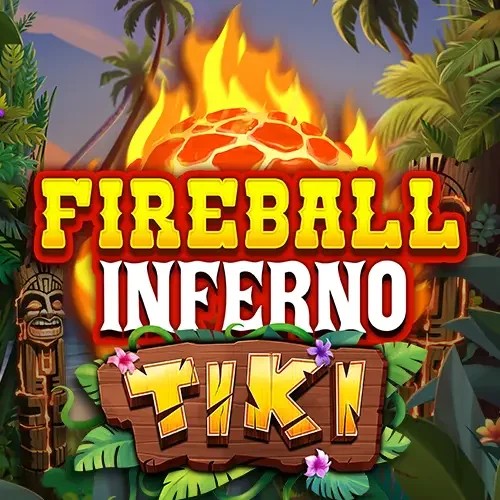 Fireball Inferno Tiki game by NetEnt – logo hosted on Clover Casino