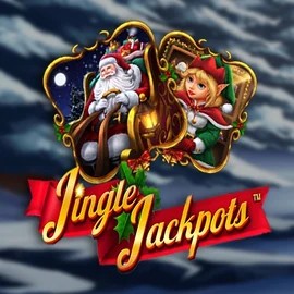 Official Jackpots logo: Jingle Jackpots by Dragon Gaming at Clover Casino