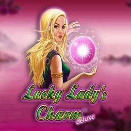 Lucky Ladys Charm Deluxe by Greentube, showcased at cloverscasino.co.uk – game logo