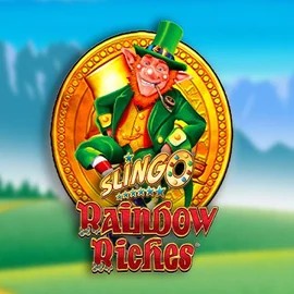 Slingo Rainbow Riches game by Gaming Realms – logo hosted on Clover Casino